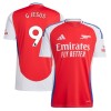Arsenal G. Jesus 9 Matchtröjor Hemma Fotbollströja 2024-25 Arsenal G. Jesus 9 Matchtröjor Hemma Fotbollströja 2024-25